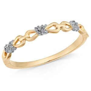 Charter Club Gold Tone Rhinestone Hinge Bracelet